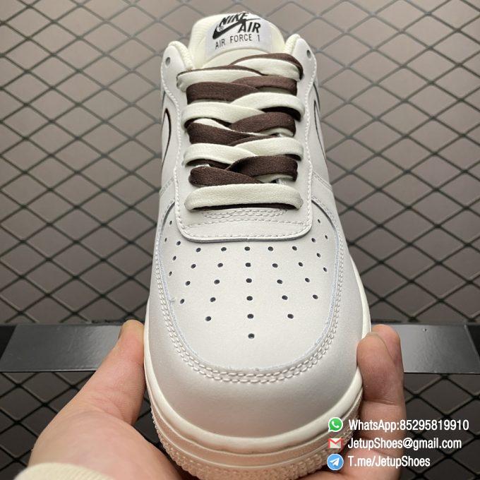 RepSneakers Air Force 1 07 Off White Coffee Sneakers SKU CL6326 138 High Quality Fake AF1 3