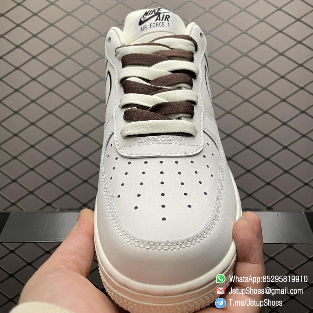 RepSneakers Air Force 1 07 Off White Coffee Sneakers SKU CL6326 138 High Quality Fake AF1 3