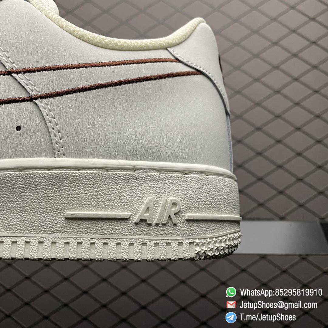 RepSneakers Air Force 1 07 Off White Coffee Sneakers SKU CL6326 138 High Quality Fake AF1 6