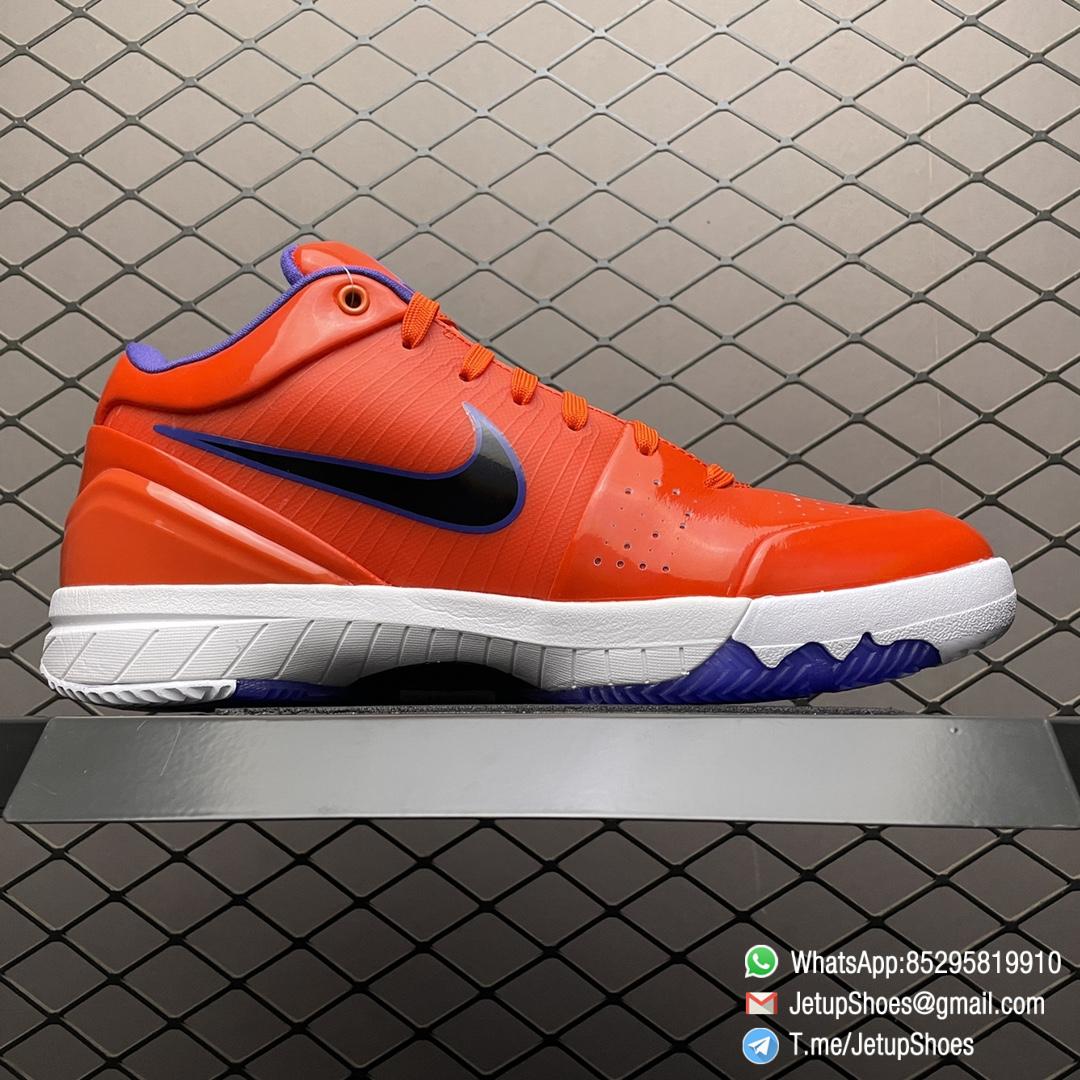 RepSneakers Undefeated x Kobe 4 Protro Team Orange Basketball Shoes SKU CQ3869 800 2