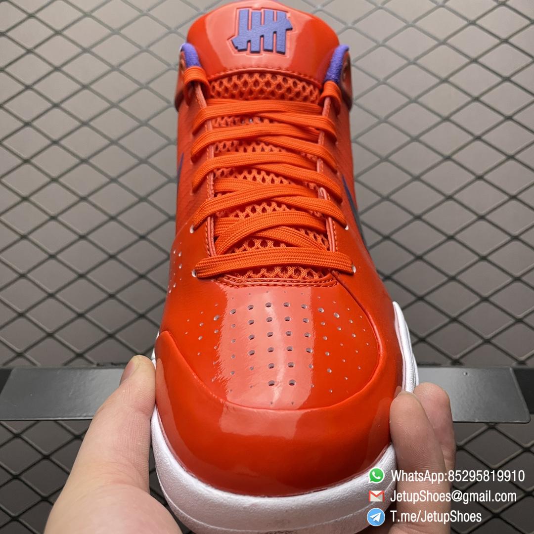 RepSneakers Undefeated x Kobe 4 Protro Team Orange Basketball Shoes SKU CQ3869 800 3