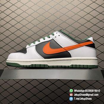 Top Fake Dunk Low White Black Green Orange Support Sneakers SKU DO7412 997 1