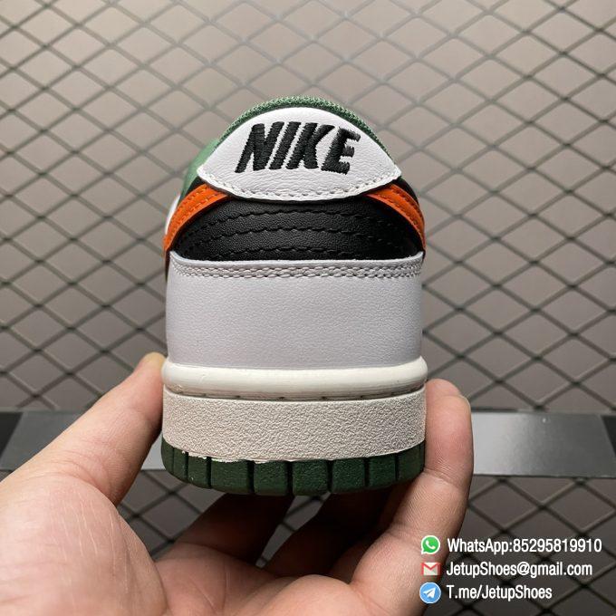 Top Fake Dunk Low White Black Green Orange Support Sneakers SKU DO7412 997 4