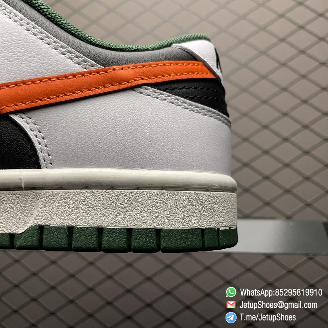 Top Fake Dunk Low White Black Green Orange Support Sneakers SKU DO7412 997 7