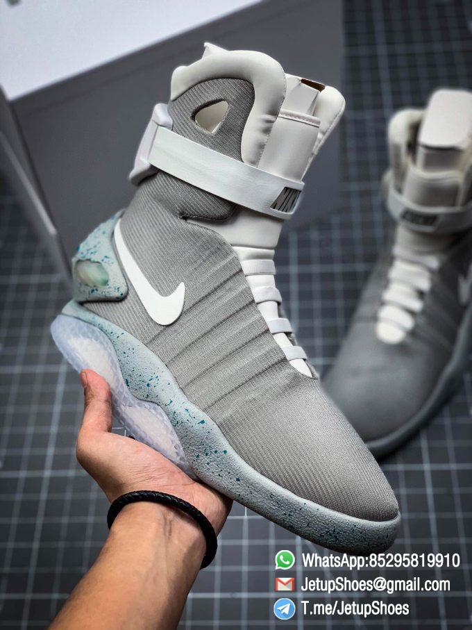 Best RepSneakers Nike Mag Back To The Future SKU 417744 001 LED Array Self Lacing 01