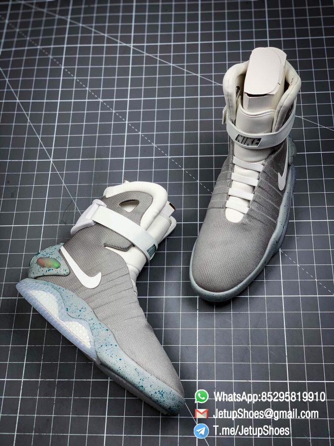 Best RepSneakers Nike Mag Back To The Future SKU 417744 001 LED Array Self Lacing 05