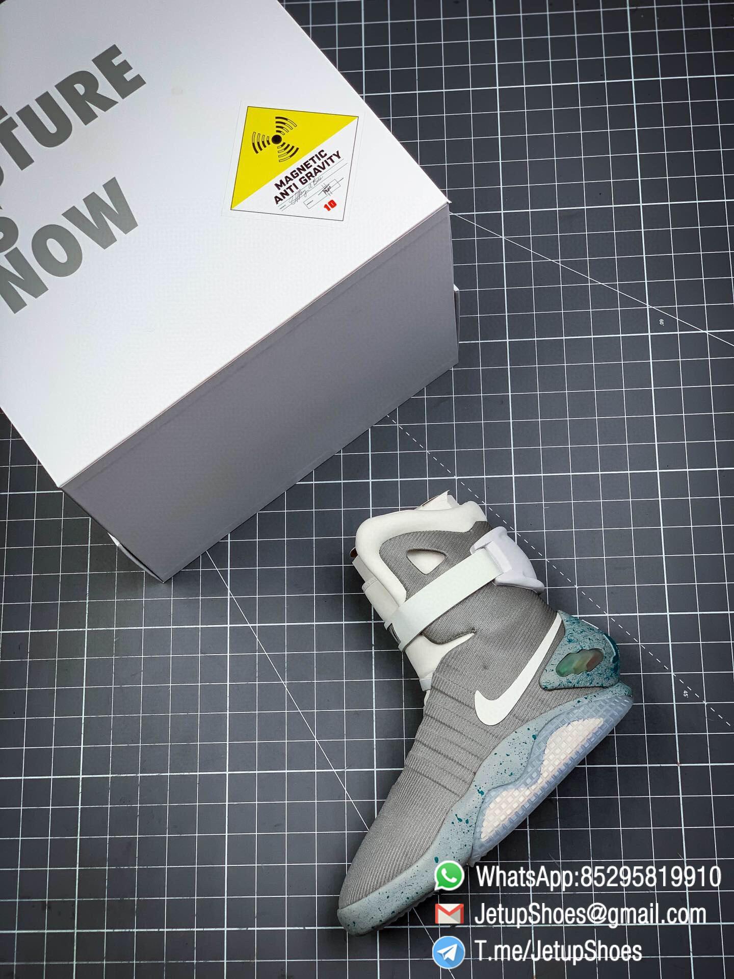 Best RepSneakers Nike Mag Back To The Future SKU 417744 001 LED Array Self Lacing 07