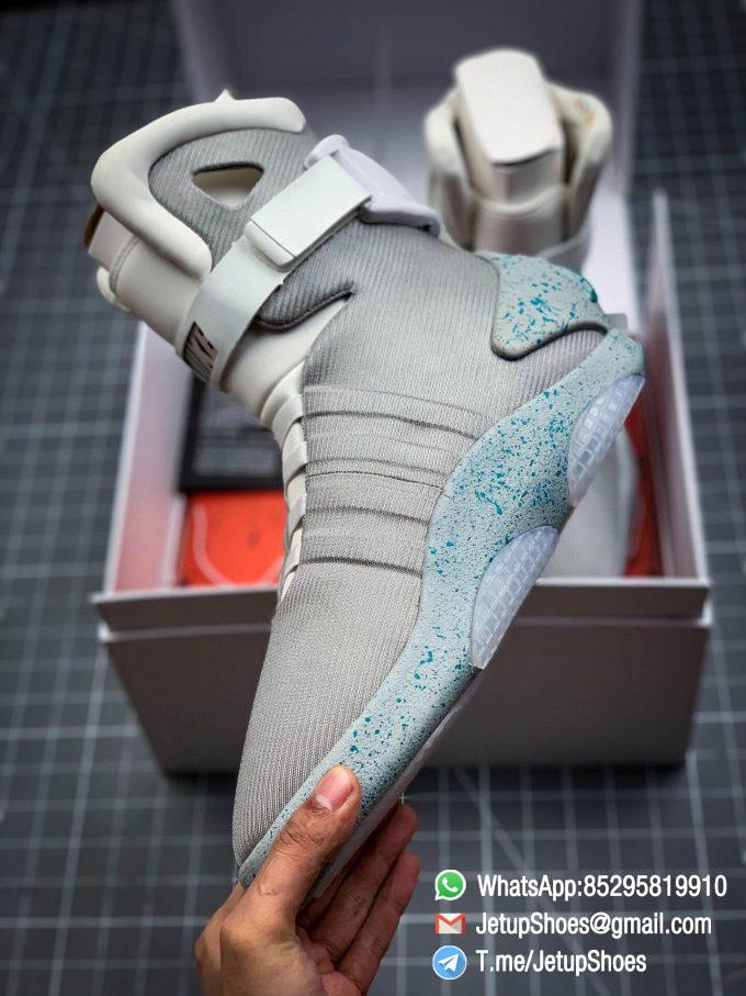 Best RepSneakers Nike Mag Back To The Future SKU 417744 001 LED Array Self Lacing 08