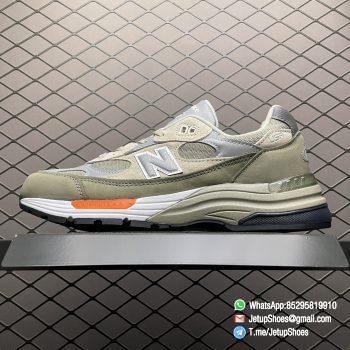 New Balance 2020 WTAPS x 992 Made in USA Olive Drab SKU M992WT STABILITY ABZORB INSERT 01