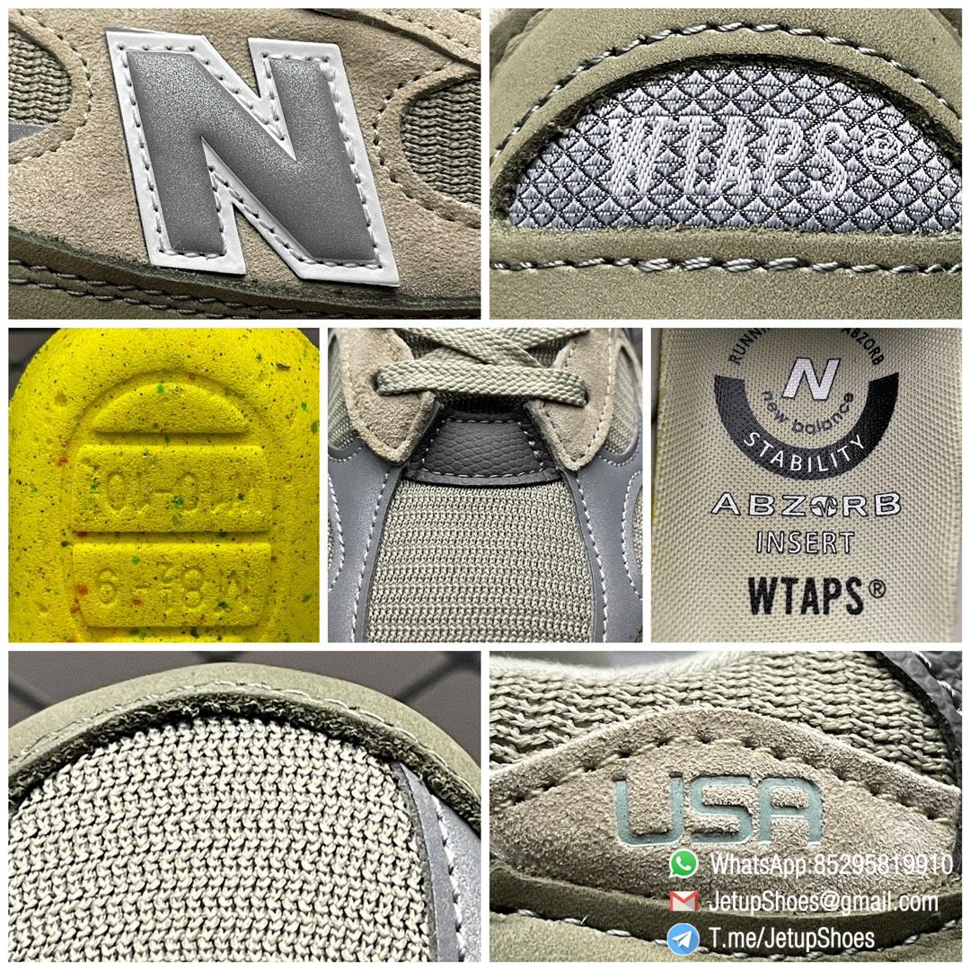 New Balance 2020 WTAPS x 992 Made in USA Olive Drab SKU M992WT STABILITY ABZORB INSERT 08