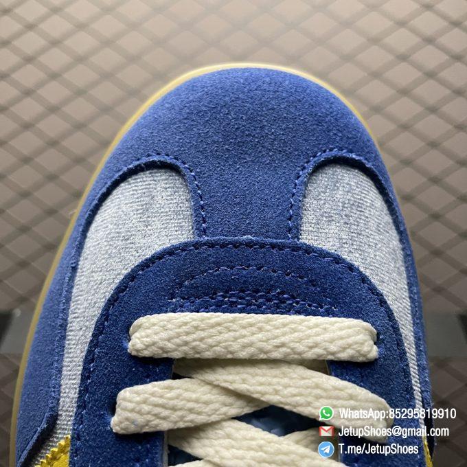 RepSneakers adidas x Gucci mens Gazelle Sneaker Light Blue Suede Trim Top RepSnkrs 07
