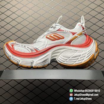 RepSneakers Balenciaga 10XL Cargo Sneakers White Orange Red Mesh Upper FashionReps Snkrs 01