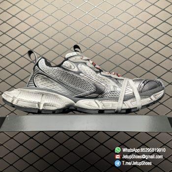 RepSneakers Balenciaga 3XL Sneaker Worn Out Grey White SKU 734734 W3XL5 1219 FashionReps RepSnkrs 02