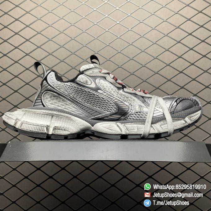 RepSneakers Balenciaga 3XL Sneaker Worn Out Grey White SKU 734734 W3XL5 1219 FashionReps RepSnkrs 02