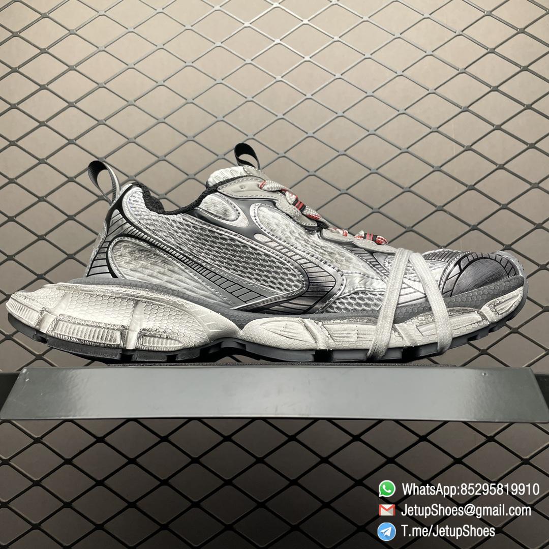 RepSneakers Balenciaga 3XL Sneaker Worn Out Grey White SKU 734734 W3XL5 1219 FashionReps RepSnkrs 02