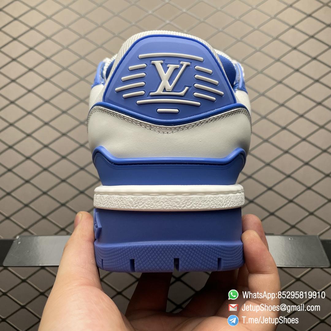 RepSneakers LV Trainer Maxi Sneakers Blue White Calf Leather Upper FashionReps Snkrs 06 RepSneakers LV Trainer Maxi Sneakers Blue White Calf Leather Upper FashionReps Snkrs 06