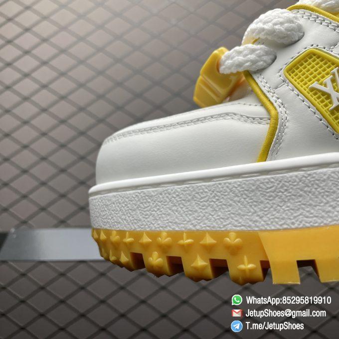 RepSneakers LV Trainer Maxi Sneakers Yellow White 1ACPQO FashionReps Snkrs 03