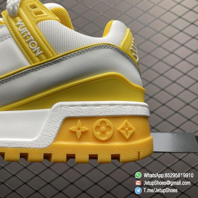RepSneakers LV Trainer Maxi Sneakers Yellow White 1ACPQO FashionReps Snkrs 04