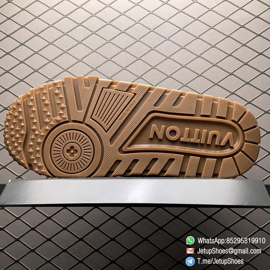 RepSneakers Louis Vuitton LV Trainer Maxi Black Brown 1ABM30 Suede Upper FashionReps Snkrs 08 RepSneakers Louis Vuitton LV Trainer Maxi Black Brown 1ABM30 Suede Upper FashionReps Snkrs 08