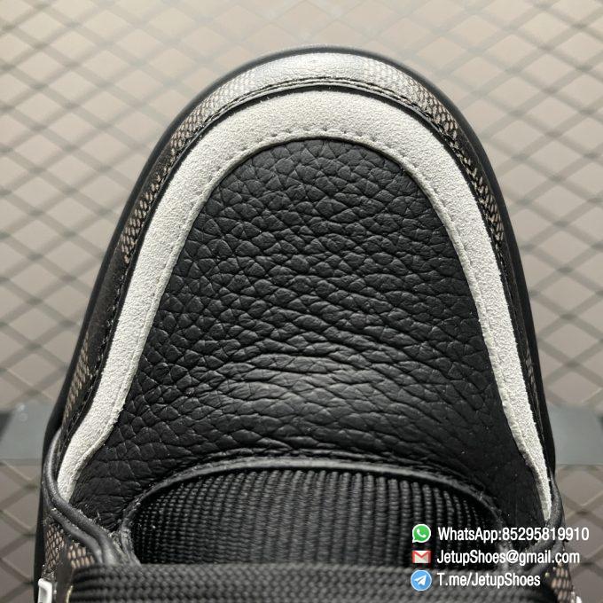 RepSneakers Louis Vuitton LV Trainer Maxi Black Grey Calfe Upper FashionReps Snkrs 05