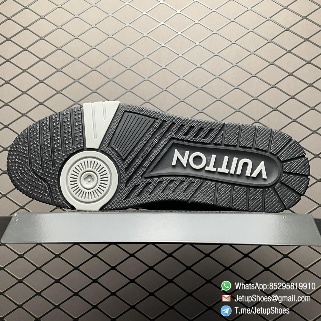 RepSneakers Louis Vuitton LV Trainer Maxi Black Grey Calfe Upper FashionReps Snkrs 08 RepSneakers Louis Vuitton LV Trainer Maxi Black Grey Calfe Upper FashionReps Snkrs 08