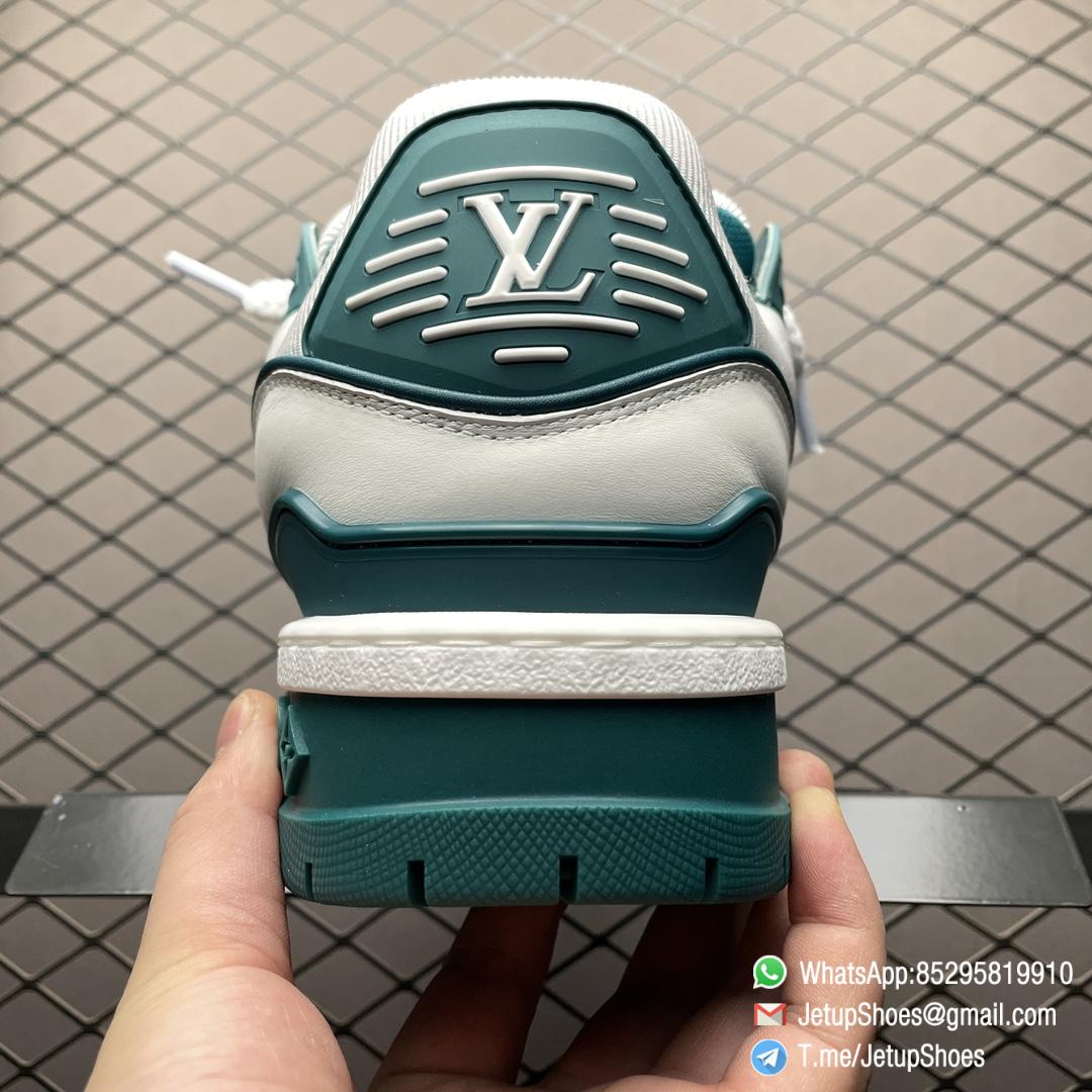 RepSneakers Louis Vuitton LV Trainer Maxi Cyan White 1ACI0M Calf Leather Upper FashionReps Snkrs 06 RepSneakers Louis Vuitton LV Trainer Maxi Cyan White 1ACI0M Calf Leather Upper FashionReps Snkrs 06