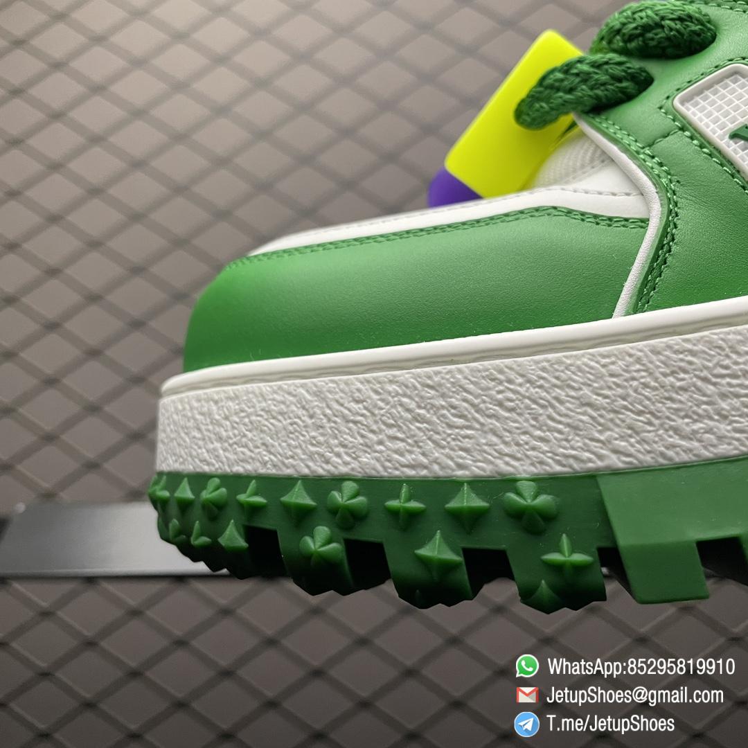 RepSneakers Louis Vuitton LV Trainer Maxi Sneakers 1AB8SI White Green Calf Leather Upper FashionReps Snkrs 03 RepSneakers Louis Vuitton LV Trainer Maxi Sneakers 1AB8SI White Green Calf Leather Upper FashionReps Snkrs 03
