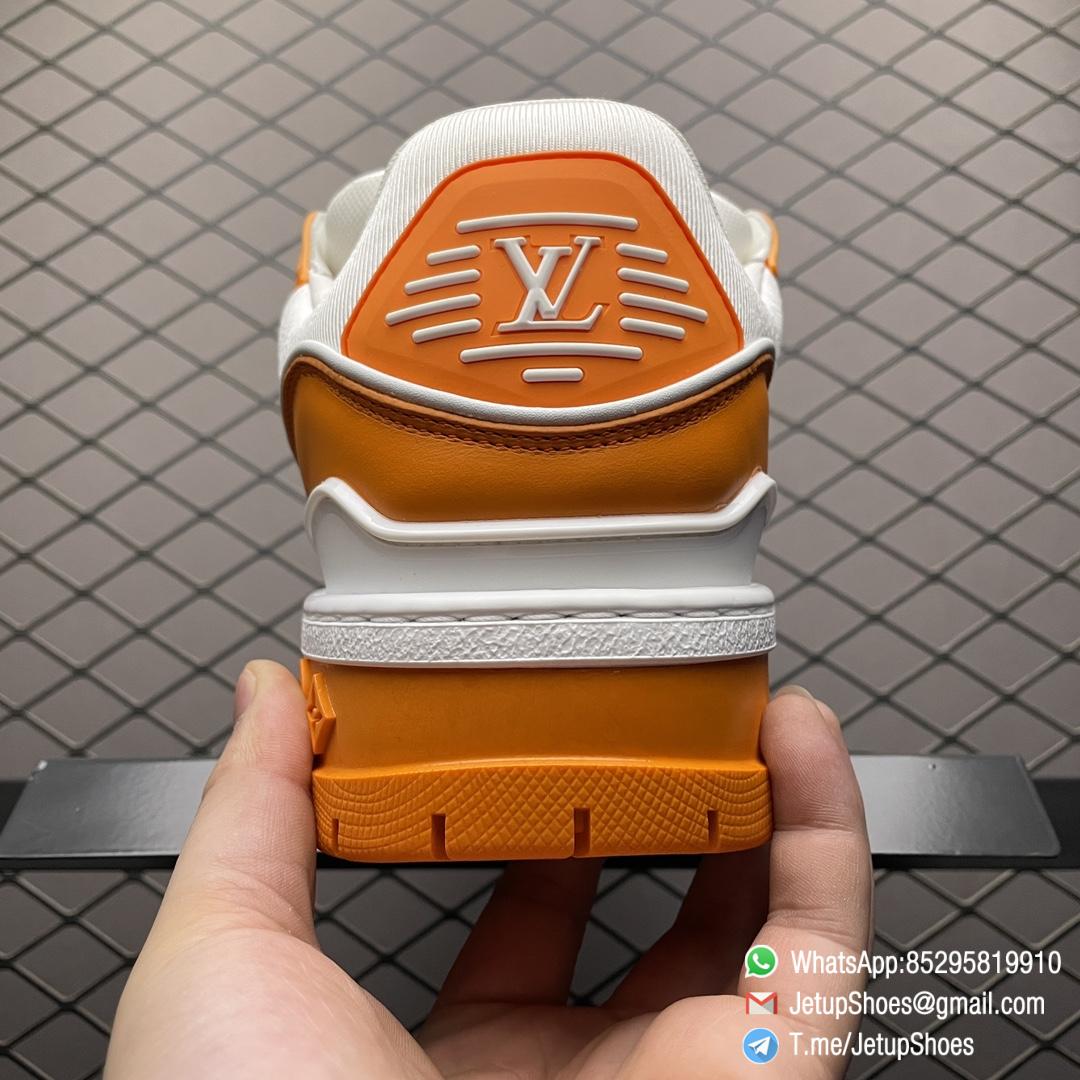 RepSneakers Louis Vuitton LV Trainer Maxi Sneakers 1AB8SR Orange White Calf Leather Upper FashionReps Snkrs 06 RepSneakers Louis Vuitton LV Trainer Maxi Sneakers 1AB8SR Orange White Calf Leather Upper FashionReps Snkrs 06