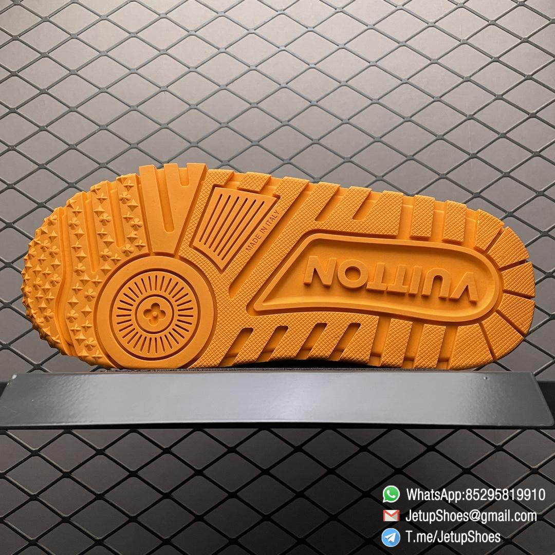 RepSneakers Louis Vuitton LV Trainer Maxi Sneakers 1AB8SR Orange White Calf Leather Upper FashionReps Snkrs 07 RepSneakers Louis Vuitton LV Trainer Maxi Sneakers 1AB8SR Orange White Calf Leather Upper FashionReps Snkrs 07