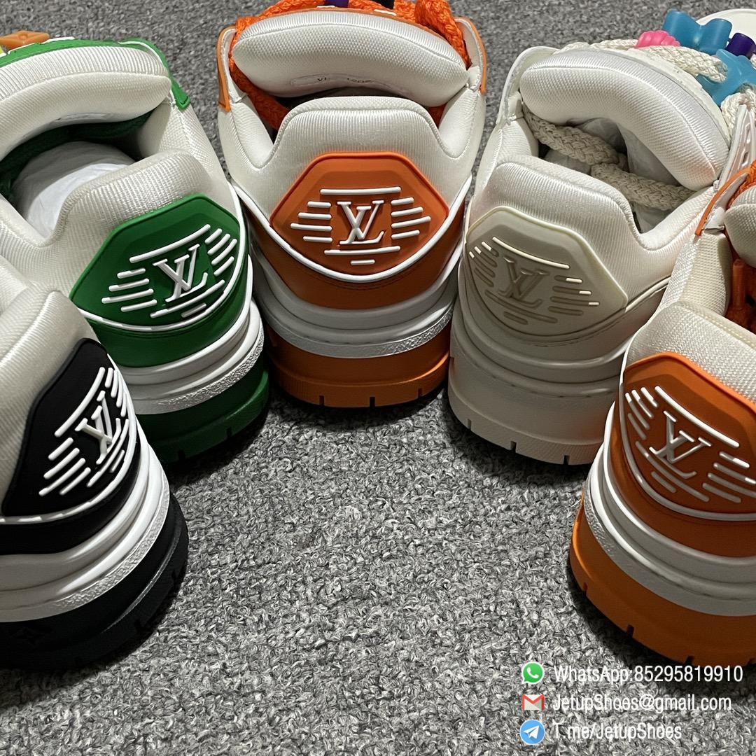 RepSneakers Louis Vuitton LV Trainer Maxi Sneakers 1AB8SR Orange White Calf Leather Upper FashionReps Snkrs 09 RepSneakers Louis Vuitton LV Trainer Maxi Sneakers 1AB8SR Orange White Calf Leather Upper FashionReps Snkrs 09
