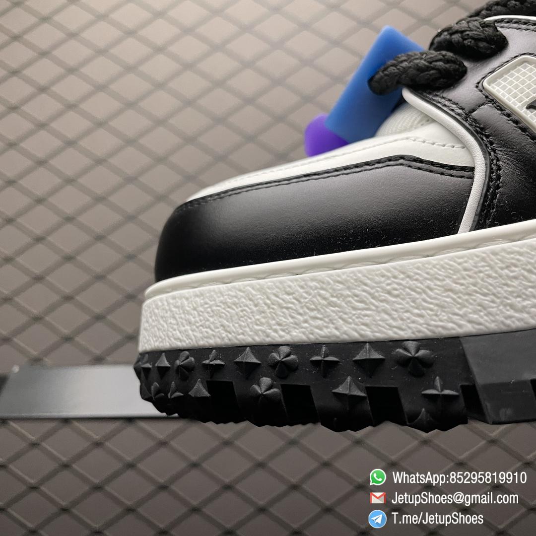 RepSneakers Louis Vuitton LV Trainer Maxi Sneakers Black White Calf Leather Upper FashionReps Snkrs 03 RepSneakers Louis Vuitton LV Trainer Maxi Sneakers Black White Calf Leather Upper FashionReps Snkrs 03