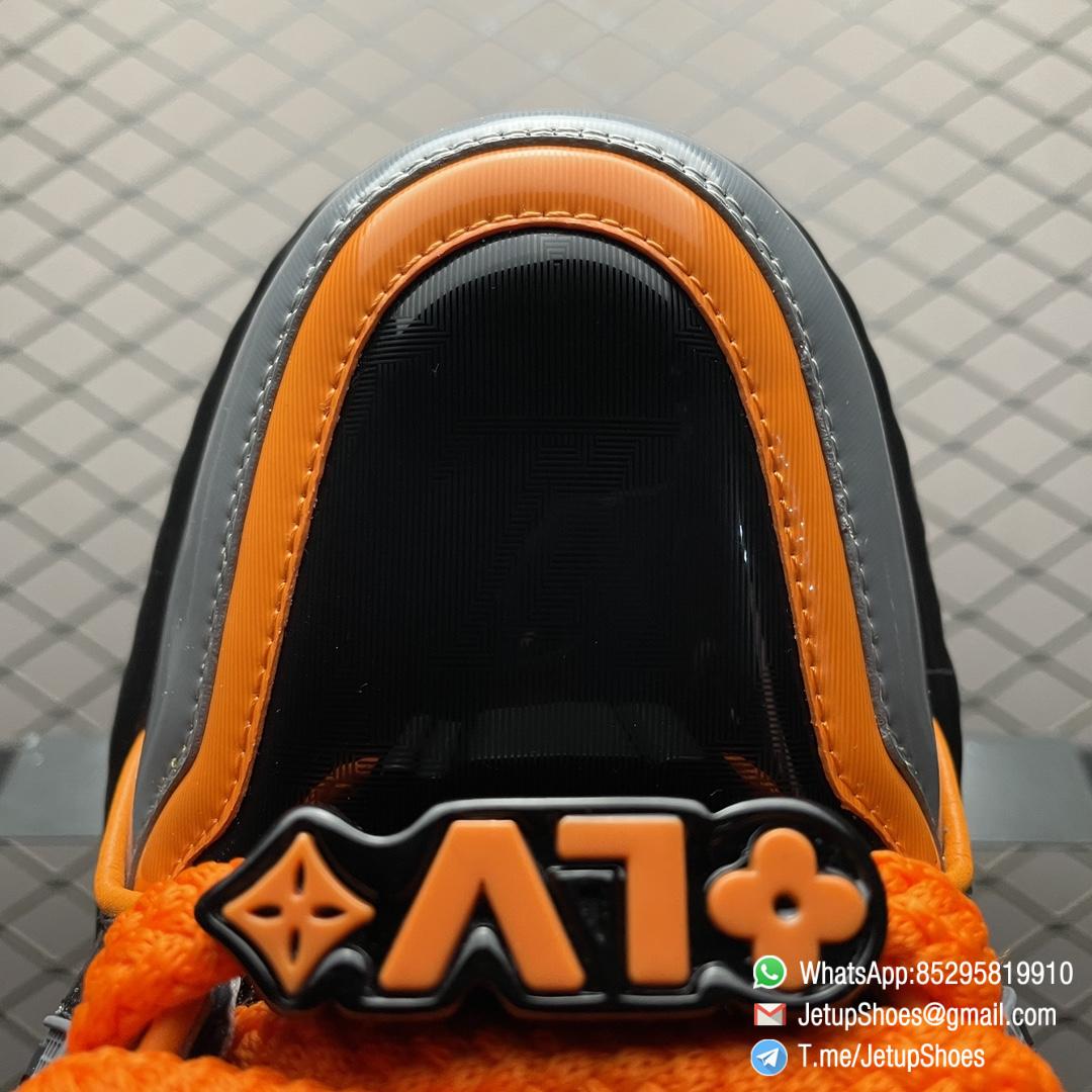 RepSneakers Louis Vuitton LV Trainer Maxi Sneakers Grey Black Orange Calf Leather Upper FashionReps Snkrs 05 RepSneakers Louis Vuitton LV Trainer Maxi Sneakers Grey Black Orange Calf Leather Upper FashionReps Snkrs 05
