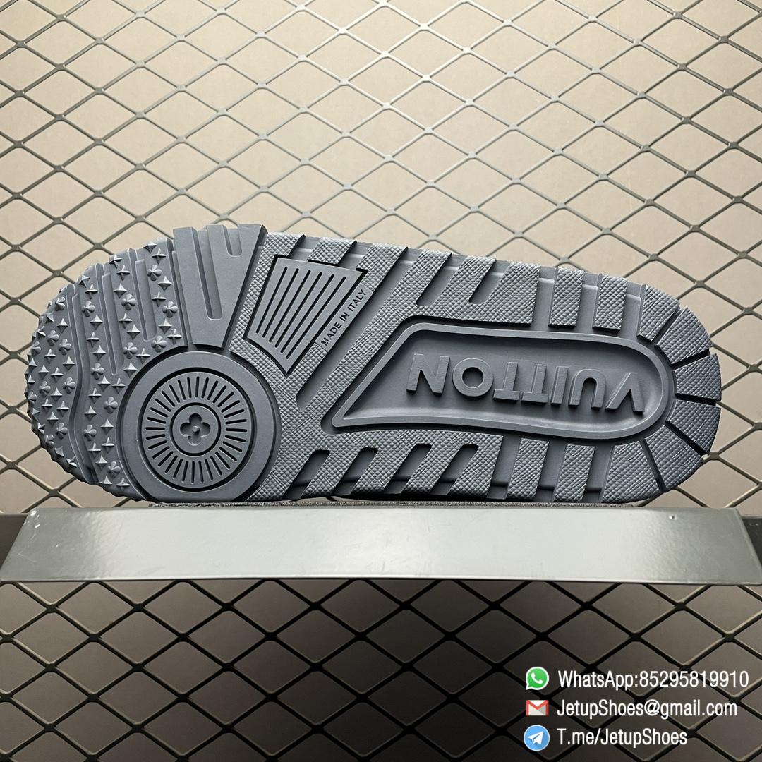 RepSneakers Louis Vuitton LV Trainer Maxi Sneakers Grey Black Orange Calf Leather Upper FashionReps Snkrs 08 RepSneakers Louis Vuitton LV Trainer Maxi Sneakers Grey Black Orange Calf Leather Upper FashionReps Snkrs 08