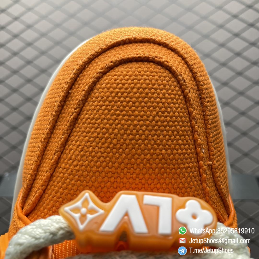 RepSneakers Louis Vuitton LV Trainer Maxi Sneakers Orange Canvas Upper FashionReps Snkrs 07 RepSneakers Louis Vuitton LV Trainer Maxi Sneakers Orange Canvas Upper FashionReps Snkrs 07