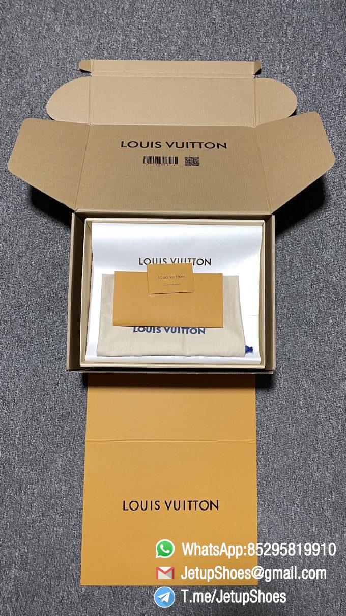 RepSneakers Louis Vuitton LV Trainer Maxi Sneakers Orange Canvas Upper FashionReps Snkrs 09