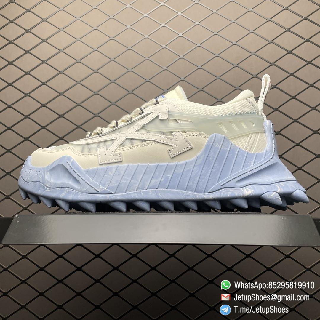 RepSneakers Off White ODSY 1000 Beige Blue Marble Sneakers FashionReps RepSnkrs 01