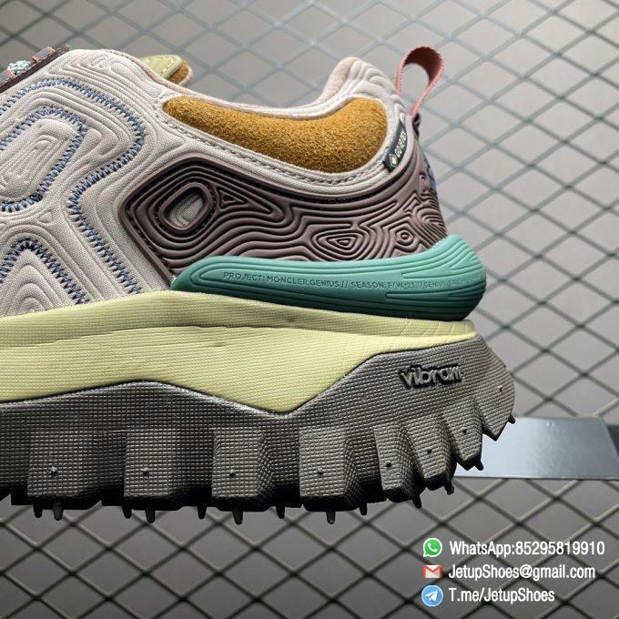 RepSneakers Salehe Bembury x Moncler Trailgrip Sneakers Grain Brown Nylon Upper Multi Color RepSnkrs 04