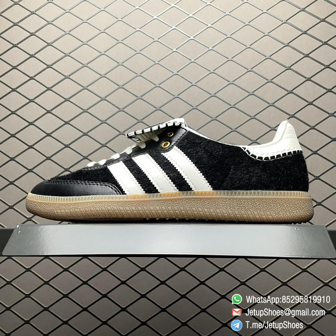 RepSneakers Wales Bonner x Adidas Samba Pony Tonal Black IE0580 Fur Upper FashionReps Snkrs 01