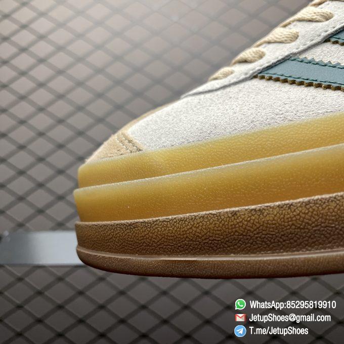 RepSneakers Wmns Adidas Gazelle Bold Cream Collegiate Green SKU ID7056 Suede Upper FashionReps Snkrs 03