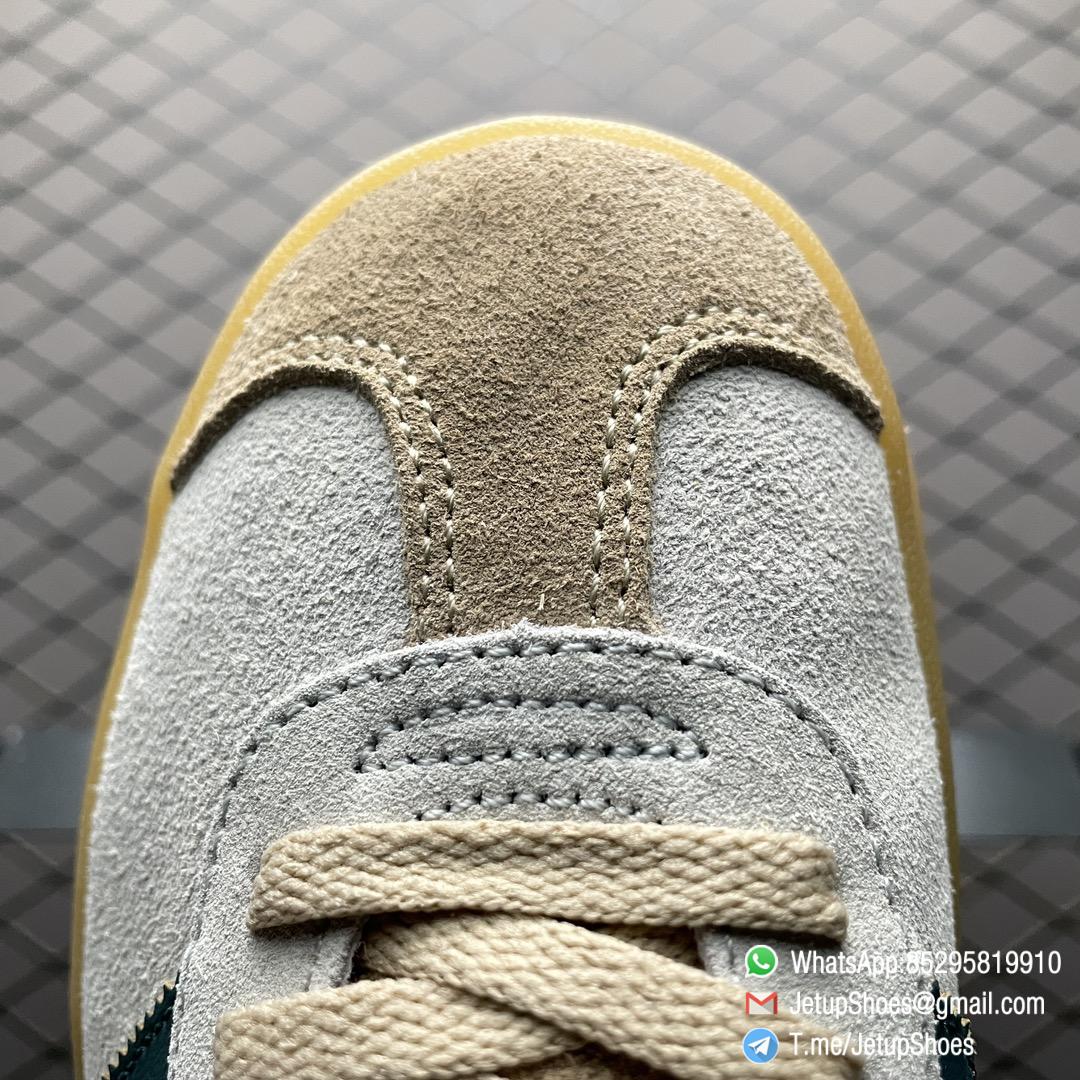 RepSneakers Wmns Adidas Gazelle Bold Cream Collegiate Green SKU ID7056 Suede Upper FashionReps Snkrs 07
