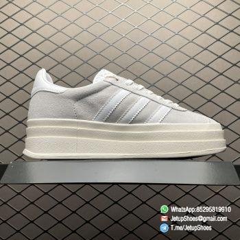 Wmns Adidas Gazelle Bold Grey White SKU HQ6893 Grey Suede Upper FashionReps Snkrs 02