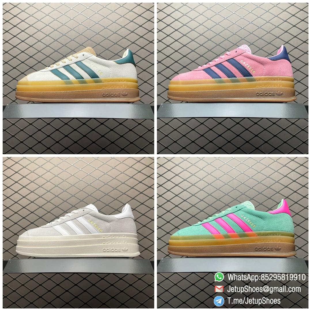Wmns Adidas Gazelle Bold Grey White SKU HQ6893 Grey Suede Upper FashionReps Snkrs 09 Wmns Adidas Gazelle Bold Grey White SKU HQ6893 Grey Suede Upper FashionReps Snkrs 09