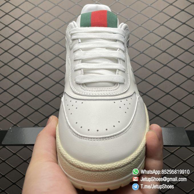 2024 RepSneakers Gucci Re Web Sneaker Great White GG Women SneakerFashionReps Rep Snkrs 05