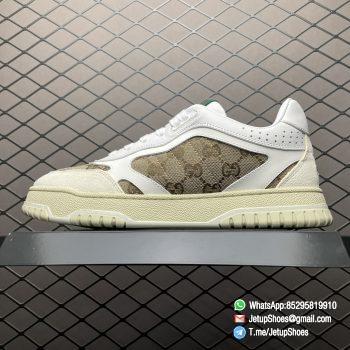 2024 RepSneakers Gucci Wmns Re Web Sneaker Original GG Canvas White FashionReps Rep Snkrs 01