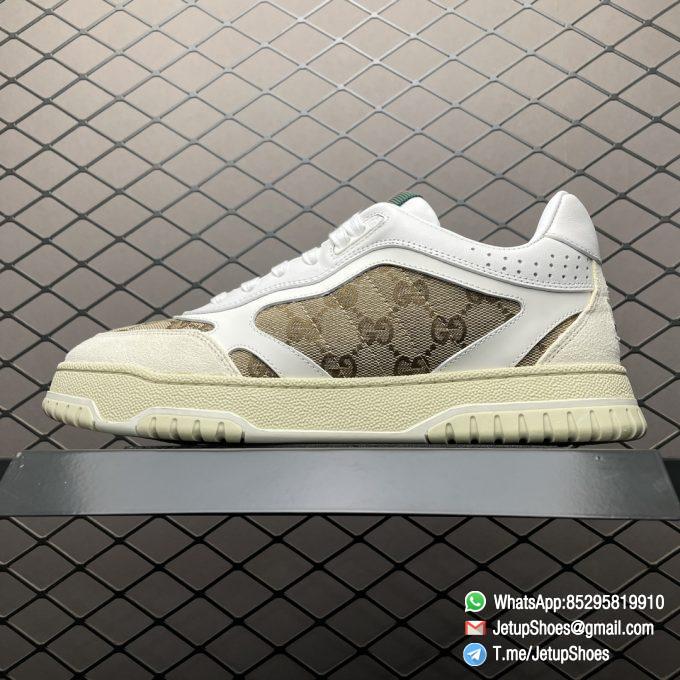 2024 RepSneakers Gucci Wmns Re Web Sneaker Original GG Canvas White FashionReps Rep Snkrs 01