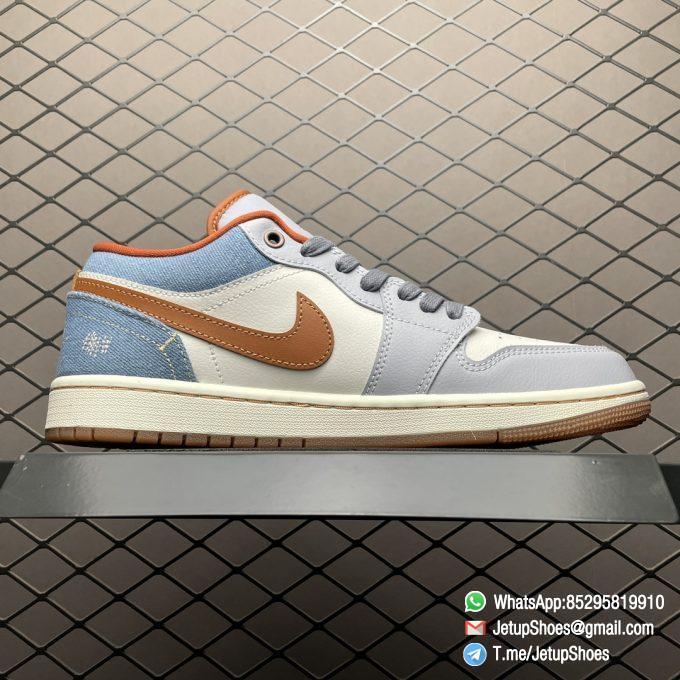 Designer Rep Shoes Air Jordan 1 Low Phantom Denim AJ1 RepSneakers SKU FZ5045 091 FashionReps Snkrs 02