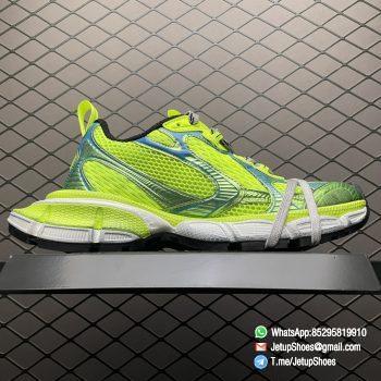 Designer Rep Sneakers Balenciaga 3XL Sneaker in Multi Fluo Yellow Blue Mesh Upper FashionReps RepSnkrs 02