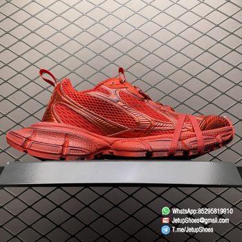Designer Rep Sneakers Balenciaga 3XL Sneaker in Red Mesh Upper FashionReps RepSnkrs 02