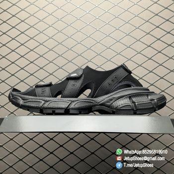 Rep Sneakers Balenciaga 3XL Sandal Open toe Black Upper FashionReps Snkrs 01