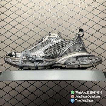 Rep Sneakers Balenciaga 3XL Sneaker in Grey Black Mesh Upper FashionReps RepSnkrs 01